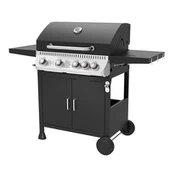 Udendørs gasgrill med komfur